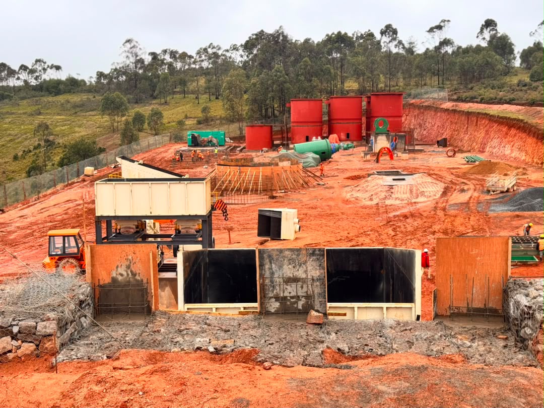500 TPD CIL Gold Plant Construction, Madagascar